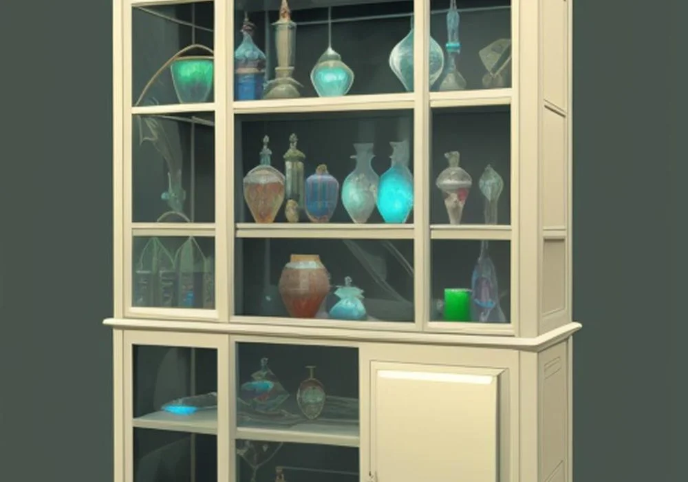 hacer muebles de cristal