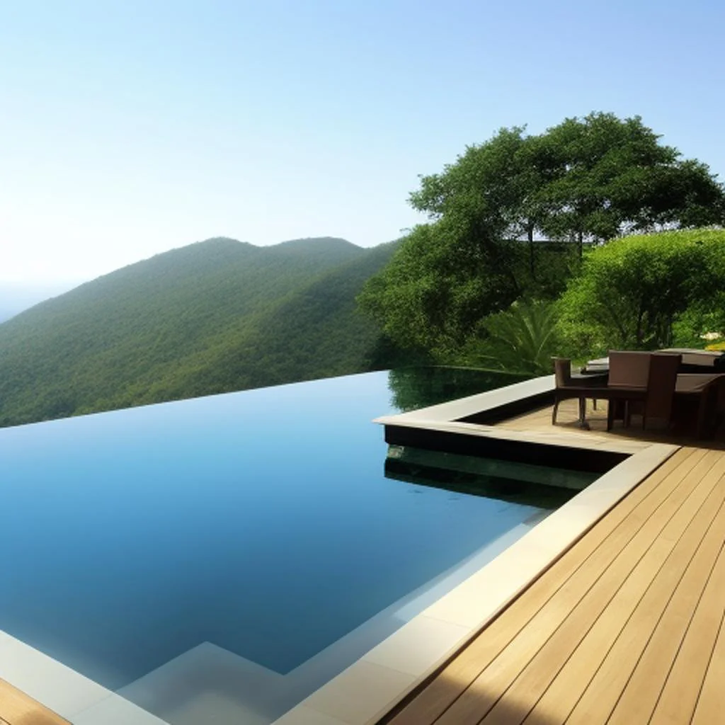 presupuesto necesario para hacer una piscina infinity