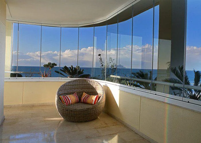 cortinas de cristal altura