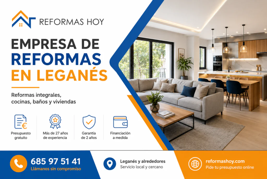 Empresa de reformas en Leganés