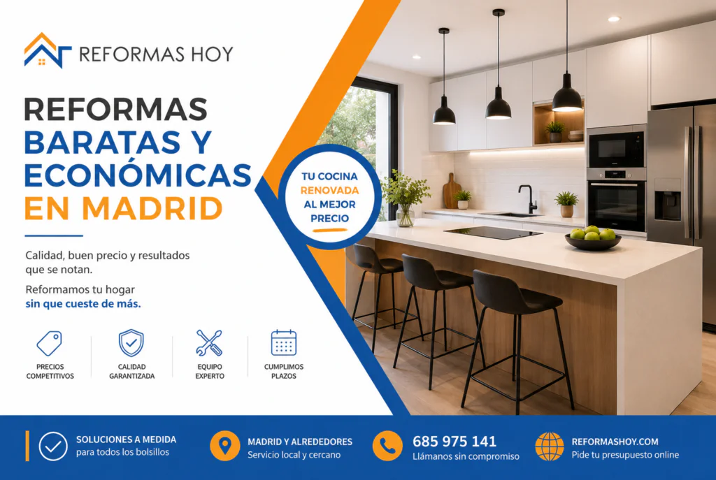 Reformas baratas Madrid viviendas