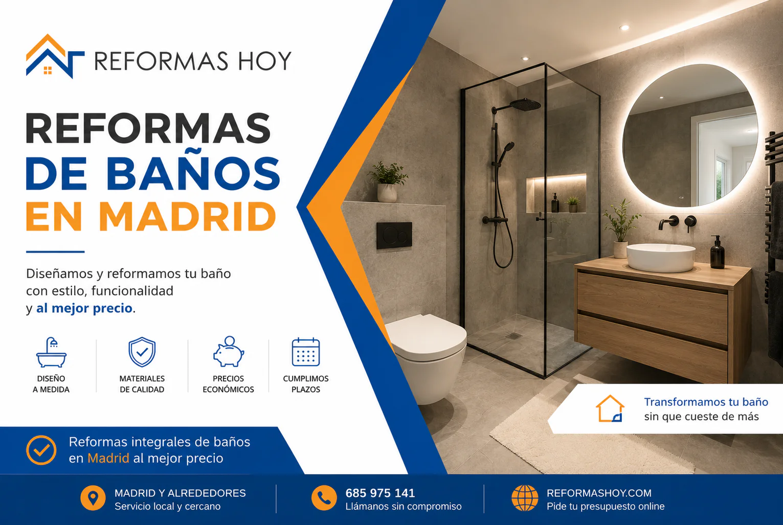 reformas de baños en Madrid Reformas de baños Madrid modernas