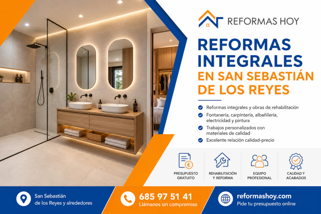 Reformas integrales San Sebastián de los Reyes