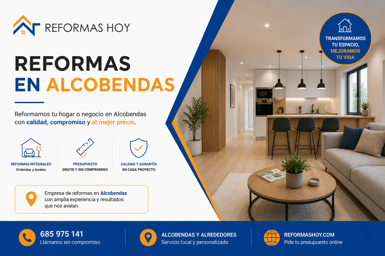 Reformas integrales en Alcobendas